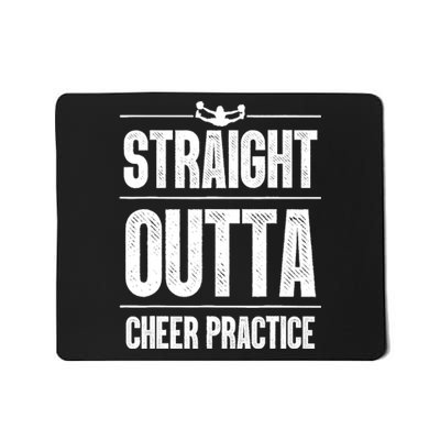 Funny Cheerleader Art Wo Girl Cheer Flyer Cheerleading Mousepad