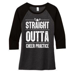 Funny Cheerleader Art Wo Girl Cheer Flyer Cheerleading Women's Tri-Blend 3/4-Sleeve Raglan Shirt