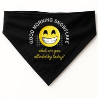 Funny Conservative Anti Cancel Culture Not Woke USA-Made Doggie Bandana