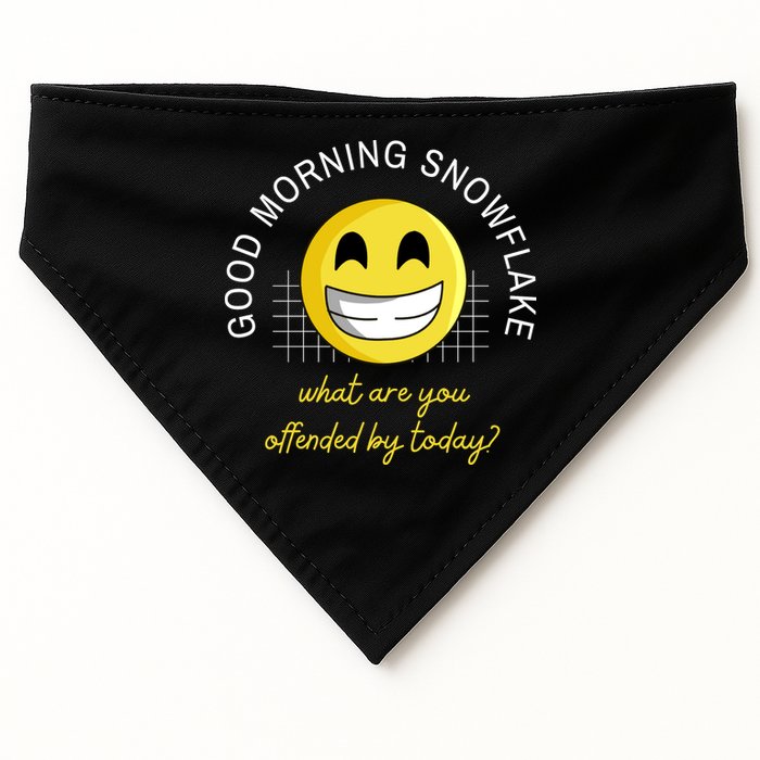 Funny Conservative Anti Cancel Culture Not Woke USA-Made Doggie Bandana
