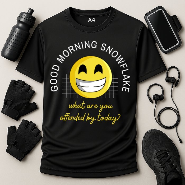 Funny Conservative Anti Cancel Culture Not Woke Cooling Performance Crew T-Shirt