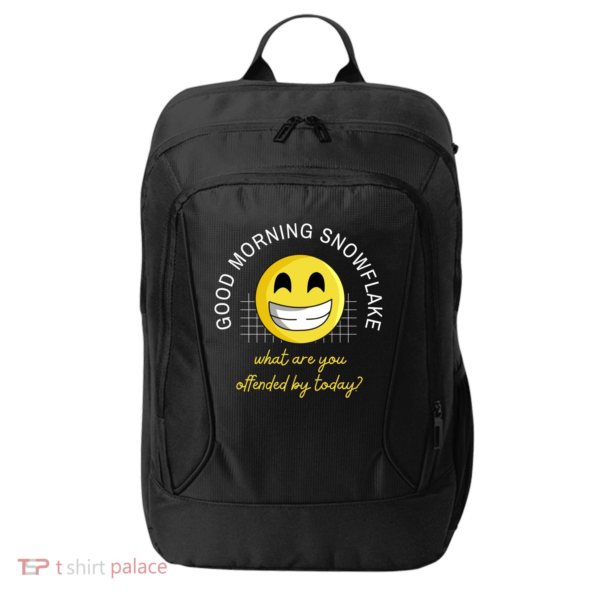 Funny Conservative Anti Cancel Culture Not Woke City Backpack