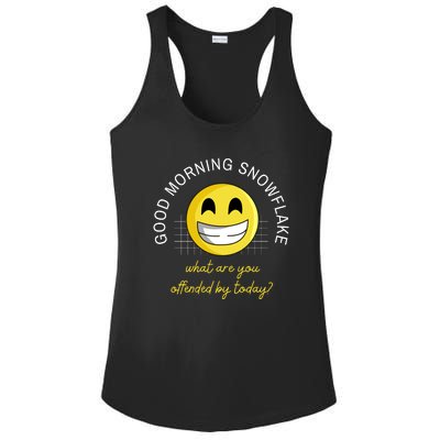 Funny Conservative Anti Cancel Culture Not Woke Ladies PosiCharge Competitor Racerback Tank