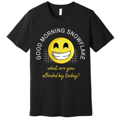 Funny Conservative Anti Cancel Culture Not Woke Premium T-Shirt