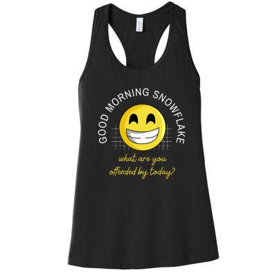 Funny Conservative Anti Cancel Culture Not Woke Women's Racerback Tank