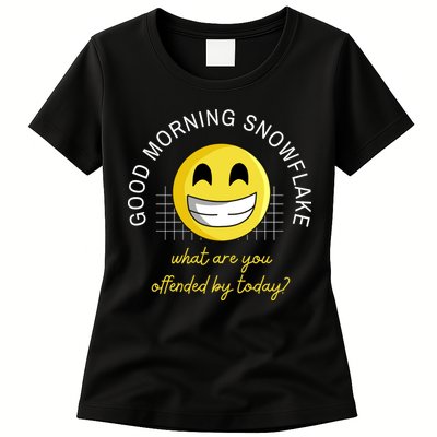 Funny Conservative Anti Cancel Culture Not Woke Womens T-Shirt