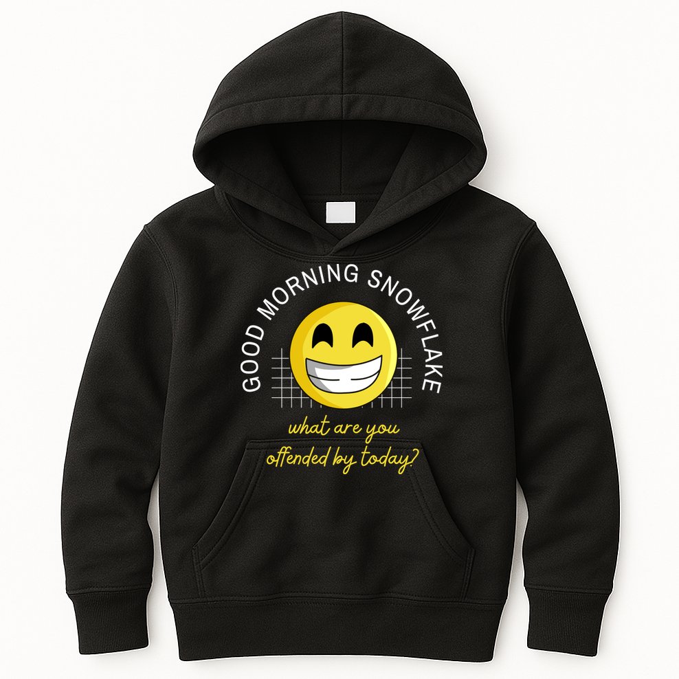 Funny Conservative Anti Cancel Culture Not Woke Kids Hoodie