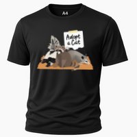 Funny Cute Adopt A Cat Skunk Raccoon Opossum Performance Shirt