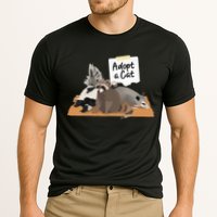 Funny Cute Adopt A Cat Skunk Raccoon Opossum Performance Shirt