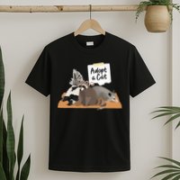 Funny Cute Adopt A Cat Skunk Raccoon Opossum T-Shirt