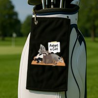 Funny Cute Adopt A Cat Skunk Raccoon Opossum Golf Towel