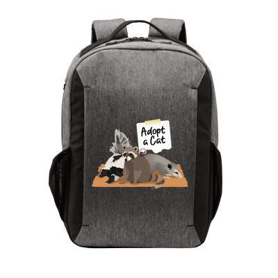 Funny Cute Adopt A Cat Skunk Raccoon Opossum Vector Backpack