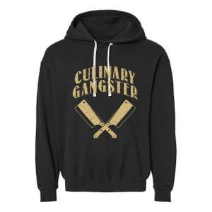 Funny Chef Art For Kitchen Restaurant Cooking Lovers Garment-Dyed Fleece Hoodie