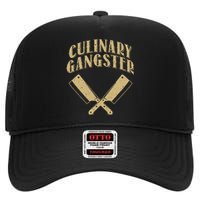 Funny Chef Art For Kitchen Restaurant Cooking Lovers High Crown Mesh Back Trucker Hat