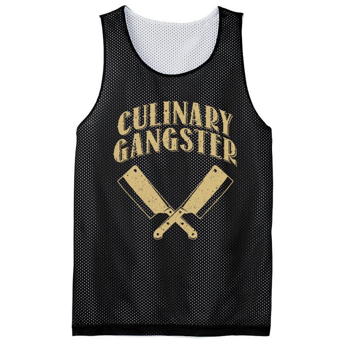 Funny Chef Art For Kitchen Restaurant Cooking Lovers Mesh Reversible Basketball Jersey Tank