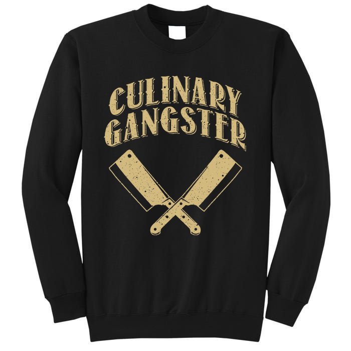 Funny Chef Art For Kitchen Restaurant Cooking Lovers Tall Sweatshirt