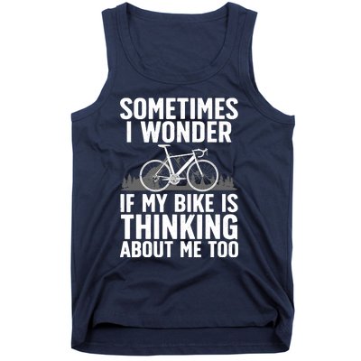 Funny Cycling Art For Bike Rider Track Racing Tank Top