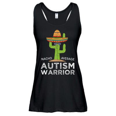 Fun Cute Autistic Support Funny Autism Warrior Awareness Ladies Essential Flowy Tank