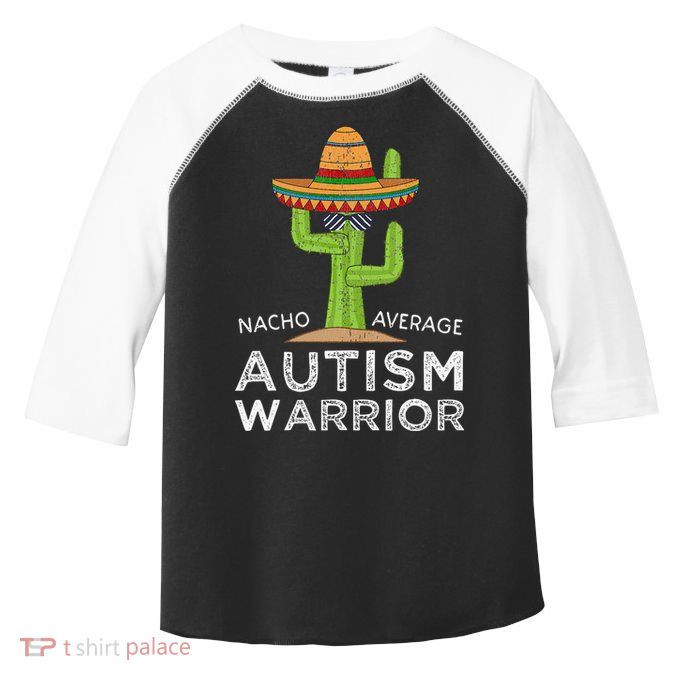 Fun Cute Autistic Support Funny Autism Warrior Awareness Toddler Fine Jersey T-Shirt