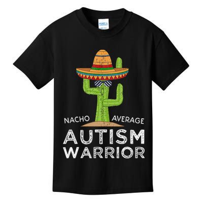Fun Cute Autistic Support Funny Autism Warrior Awareness Kids T-Shirt