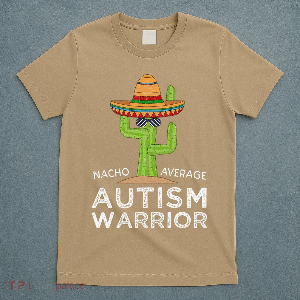 Fun Cute Autistic Support Funny Autism Warrior Awareness T-Shirt