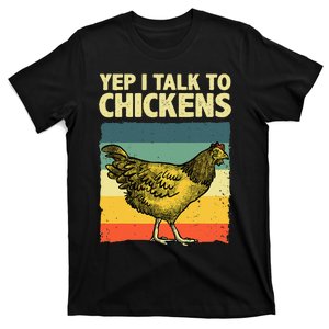 Funny Chicken Art For Wo Poultry Chicken Farmer T-Shirt