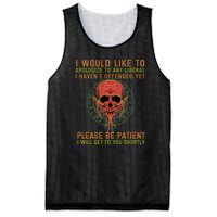 Funny Conservative Anti Woke Politically Incorrect Mesh Reversible Basketball Jersey Tank