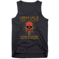 Funny Conservative Anti Woke Politically Incorrect Tank Top