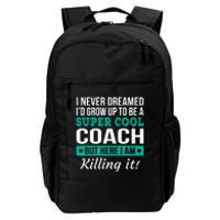 Funny Coach Appreciation Thank You Gift Daily Commute Backpack