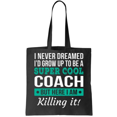 Funny Coach Appreciation Thank You Gift Tote Bag