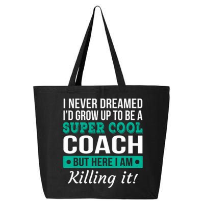 Funny Coach Appreciation Thank You Gift 25L Jumbo Tote