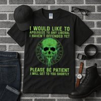 Funny Conservative Anti Woke Politically Incorrect Tall T-Shirt