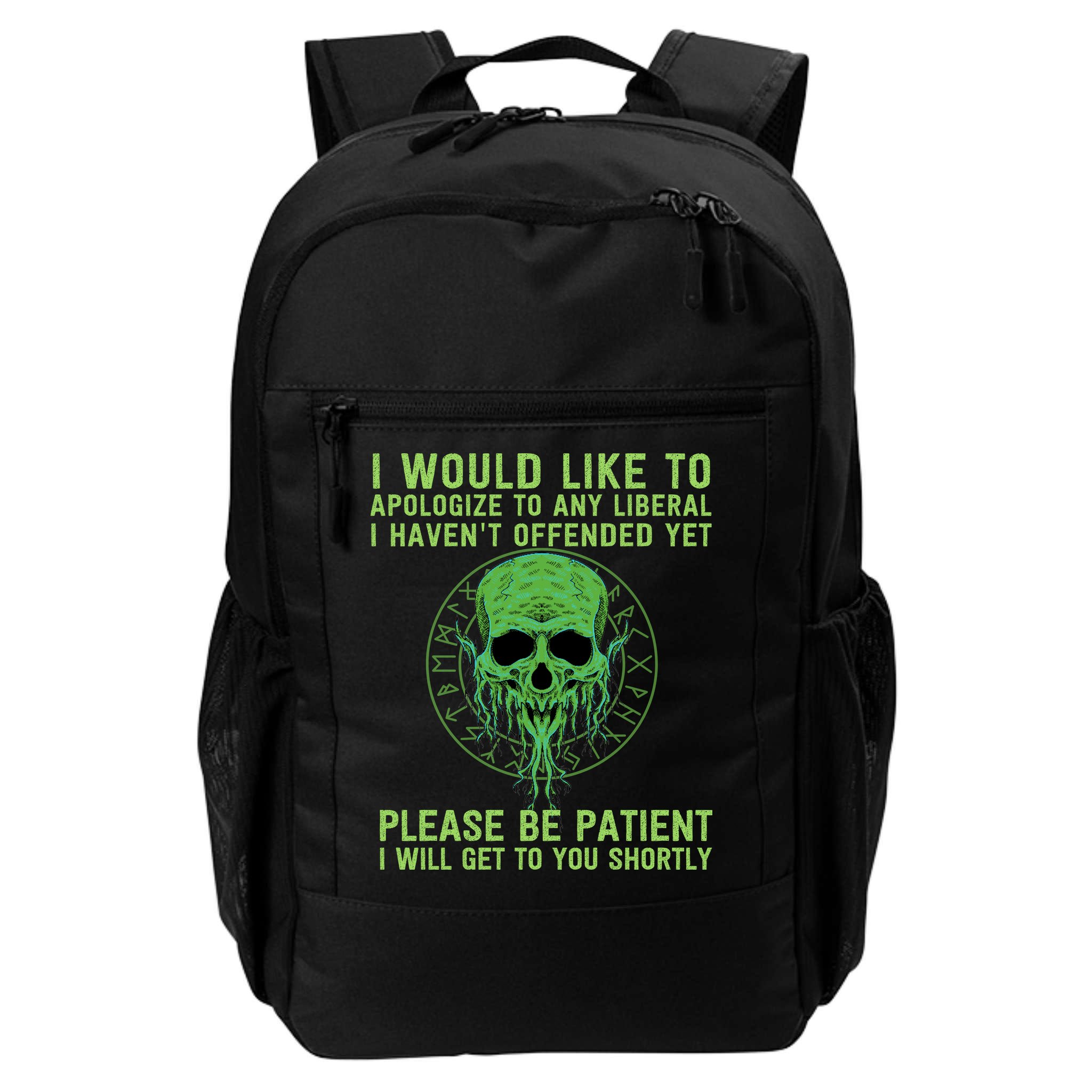 Funny Conservative Anti Woke Politically Incorrect Backpack