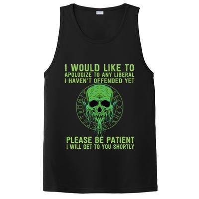 Funny Conservative Anti Woke Politically Incorrect PosiCharge Competitor Tank