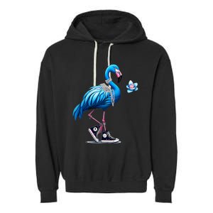 Flamingo Chucks And Pearls Comma La Kamala 2024 Garment-Dyed Fleece Hoodie