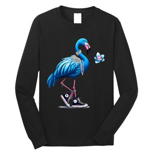 Flamingo Chucks And Pearls Comma La Kamala 2024 Long Sleeve Shirt