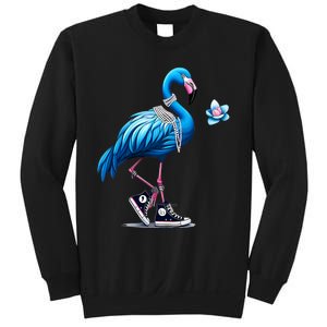 Flamingo Chucks And Pearls Comma La Kamala 2024 Sweatshirt