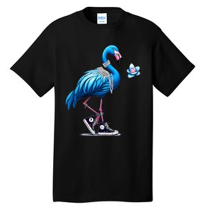 Flamingo Chucks And Pearls Comma La Kamala 2024 Tall T-Shirt