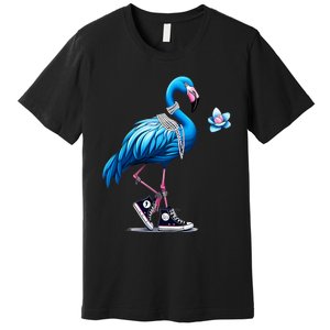 Flamingo Chucks And Pearls Comma La Kamala 2024 Premium T-Shirt