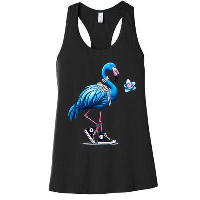 Flamingo Chucks And Pearls Comma La Kamala 2024 Women's Racerback Tank