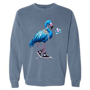 Flamingo Chucks And Pearls Comma La Kamala 2024 Garment-Dyed Sweatshirt