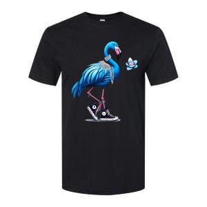 Flamingo Chucks And Pearls Comma La Kamala 2024 Softstyle CVC T-Shirt