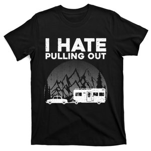 Funny Camping Art For Men Women Camping Trailer Camper T-Shirt