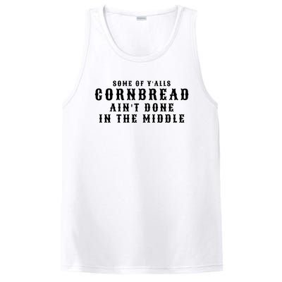 Funny Cornbread AinT Done In The Middle Small Town Country Redneck Hillbilly Cu PosiCharge Competitor Tank