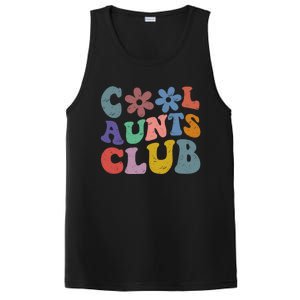 Floral Cool Aunts Club Groovy Aunt Sister Auntie Gift PosiCharge Competitor Tank