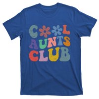 Floral Cool Aunts Club Groovy Aunt Sister Auntie Gift T-Shirt