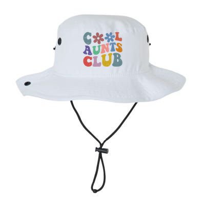 Floral Cool Aunts Club Groovy Aunt Sister Auntie Gift Legacy Cool Fit Booney Bucket Hat