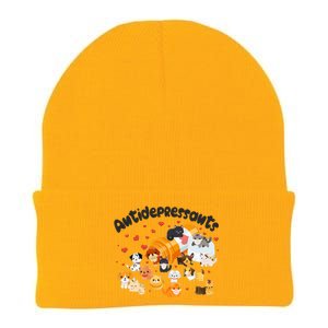 Funny Cute Antidepressants Pets Puppies And Kittens Knit Cap Winter Beanie