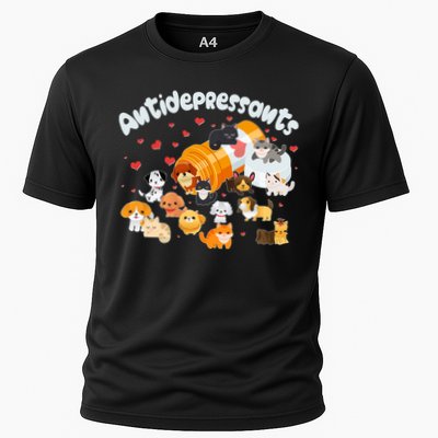 Funny Cute Antidepressants Pets Puppies And Kittens Performance Shirt