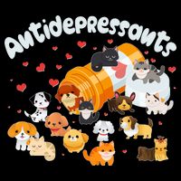 Funny Cute Antidepressants Pets Puppies And Kittens Impact Tech Backpack